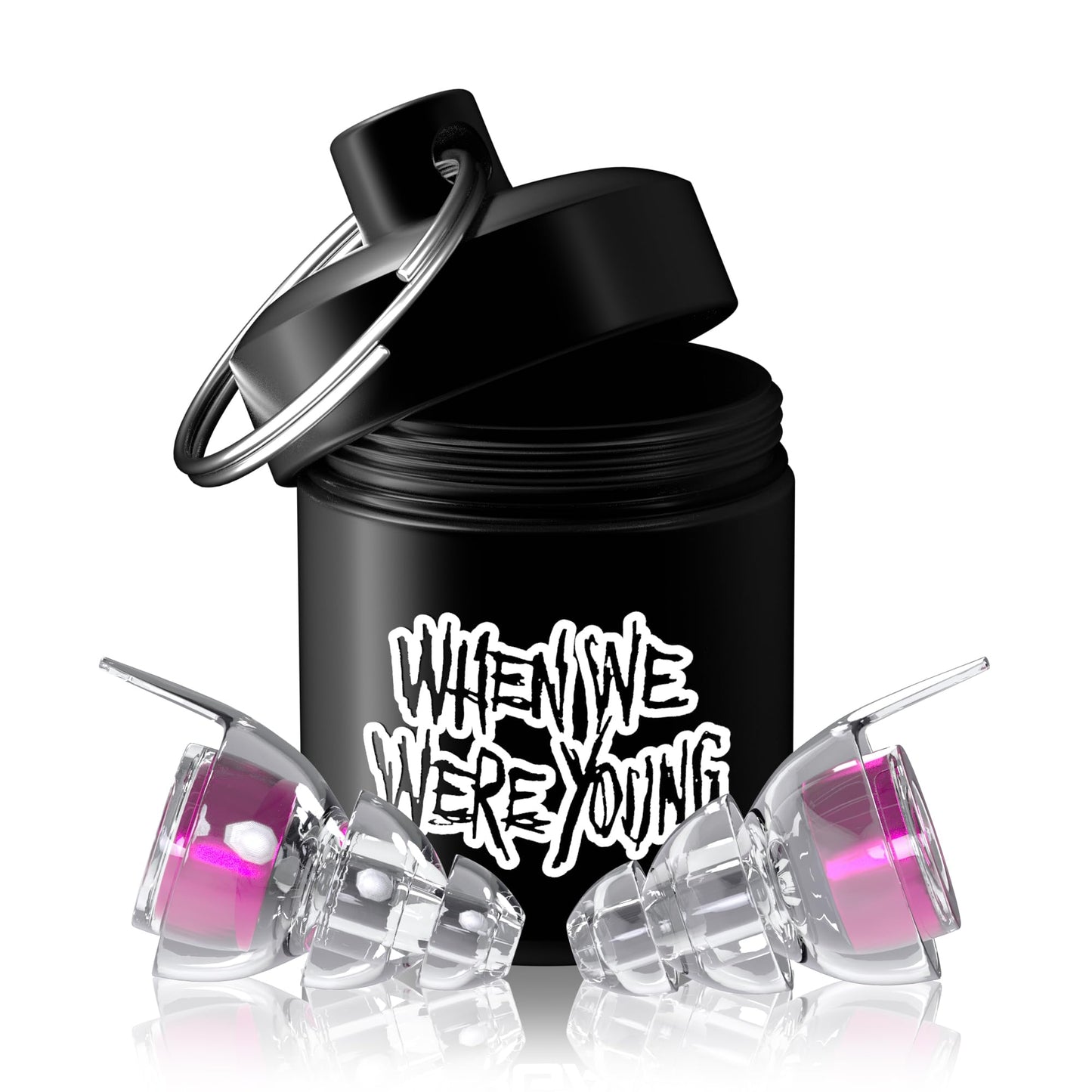 Eargasm High Fidelity Earplugs - When We were Young 2024 Edition - Reusable Noise Reduction Hearing Protection Ear-Plugs with Carrying Case for Festivals, Concerts, Raves, Live Music, Sporting Events