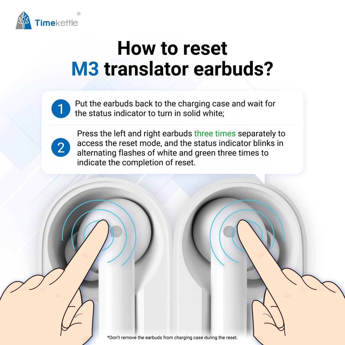 Timekettle M3 Language Translator Earbuds, Two-Way Translator Device with APP for 40 Languages and 13 Offline Translation Packs, Fast Reaction with Revolutionary Al Semantic Tech (Offline Version)