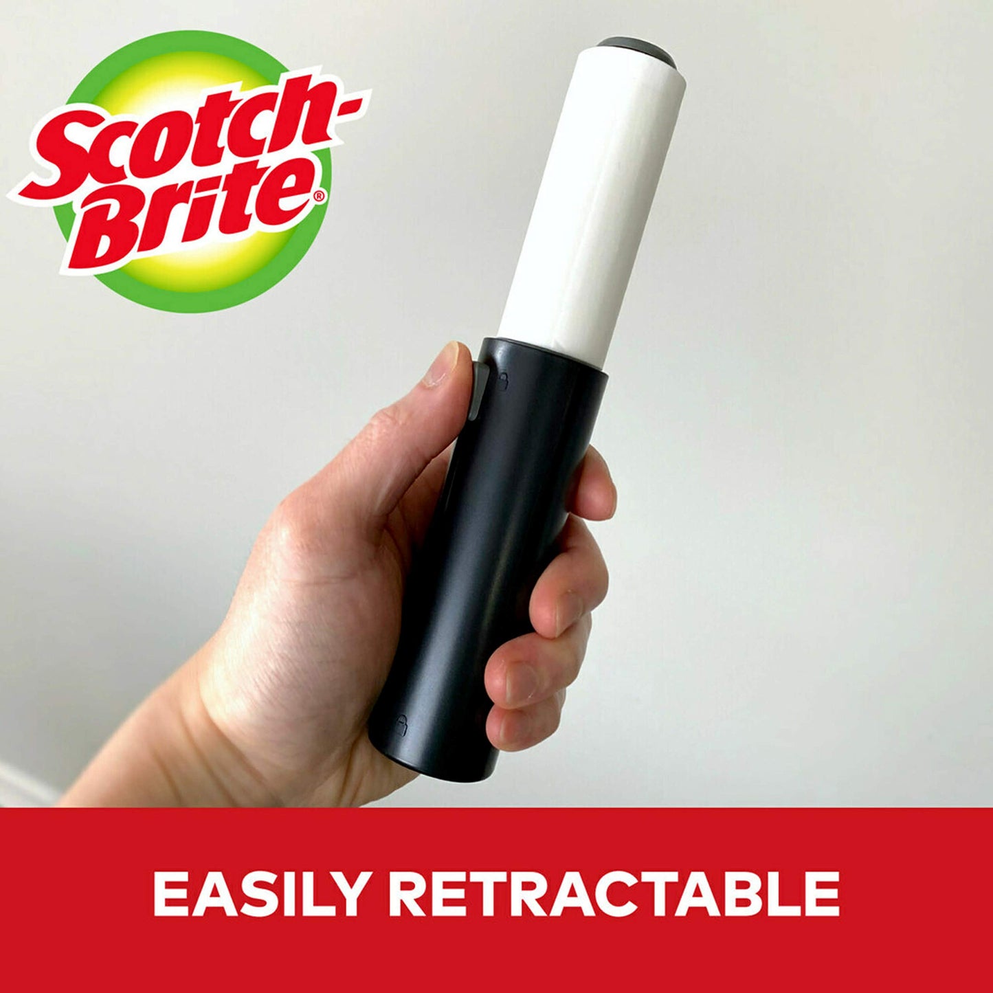 Scotch-Brite Mini Travel Lint Roller, Works Great On Pet Hair, 30 Sheets