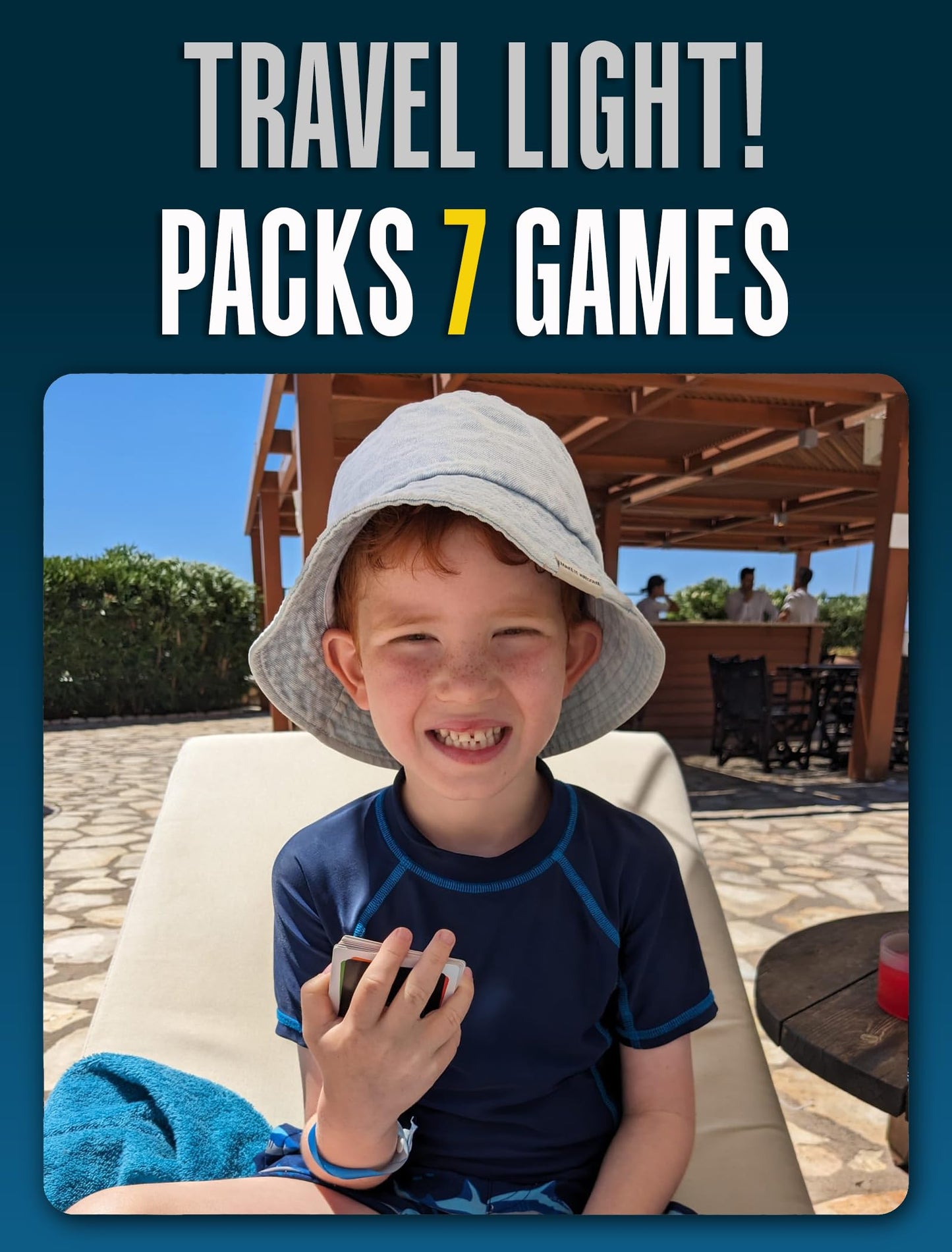 100 PICS Smart Cards Countries, 7-Games-in-1 (Trumps, Pairs, Guess Who, Happy Families, Rummy, and More) - Multi-Game Card Pack - Ages 6+