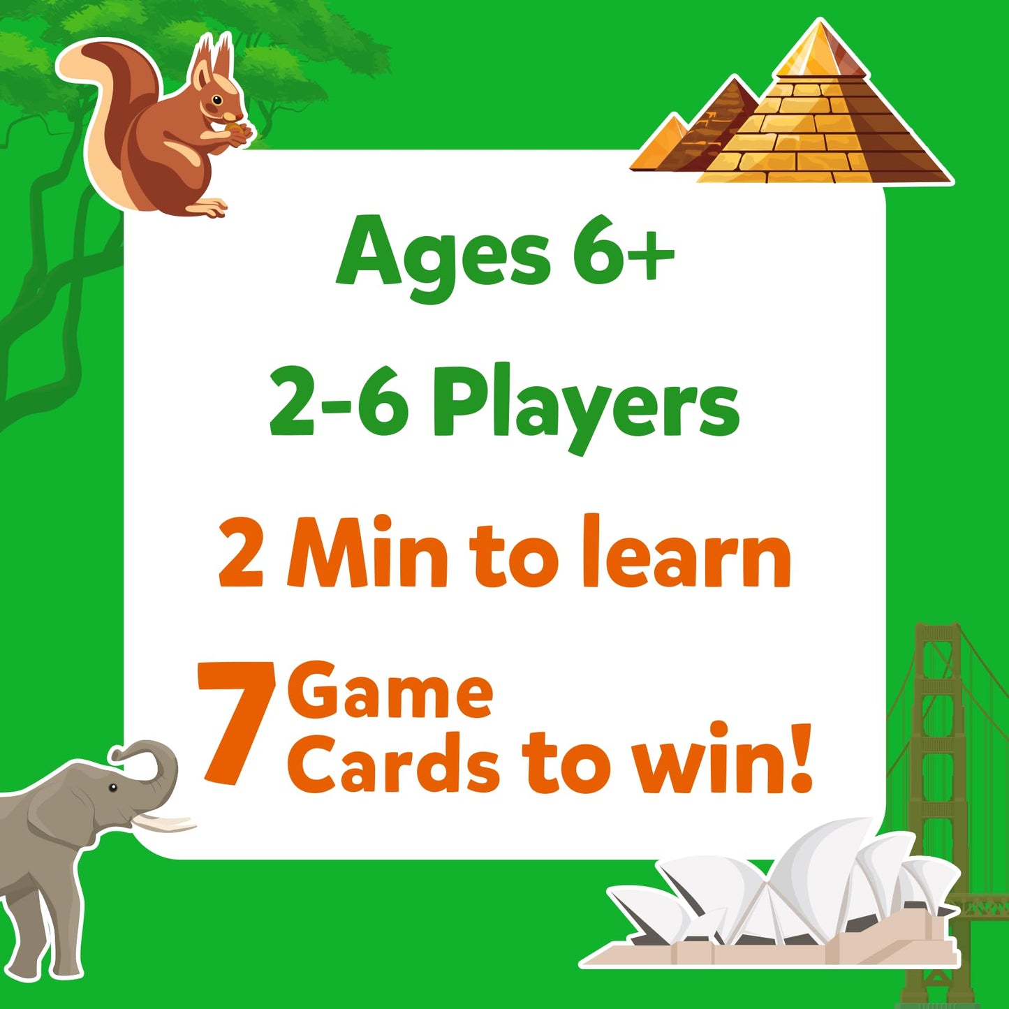 Skillmatics Card Game - Guess in 10 Animals & Countries, Perfect for Boys, Girls, Kids, and Families Who Love Toys, Travel Games, Gifts for Ages 6, 7, 8, 9