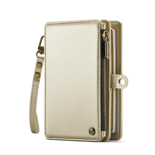 ASAPDOS Passport Holder Wallet Case Wallet for Men Women Gold