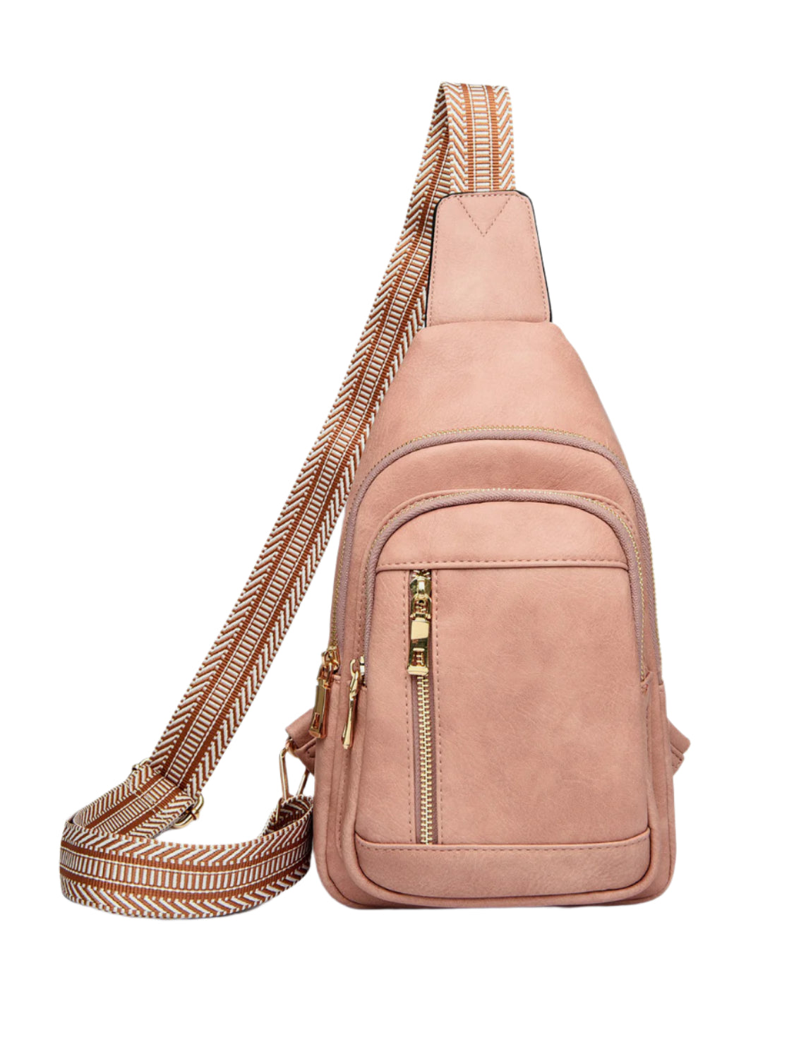 Crossbody Bag available in Peach, Beige, Brown and Black