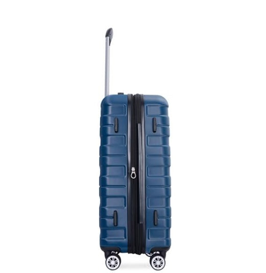 3-Piece Expandable Luggage Set (Dark Blue)