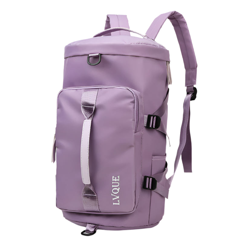 Oversized Waterproof Two-Tone or Solid Color Large Backpack with Top Handle - Space for Shoes and Other Essentials