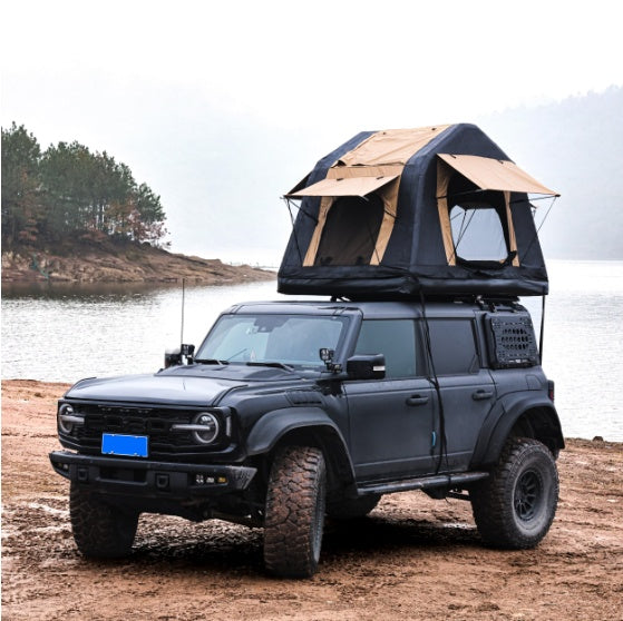 Foldable 2-3 People Amphibious Inflatable Car Roof Top Tent For Camping Outdoor Glamping Camping Tent For SUV,Truck