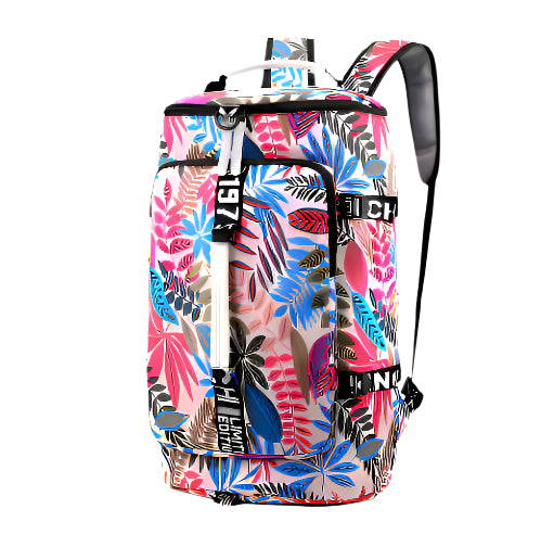 Oversized Waterproof Two-Tone or Solid Color Large Backpack with Top Handle - Space for Shoes and Other Essentials