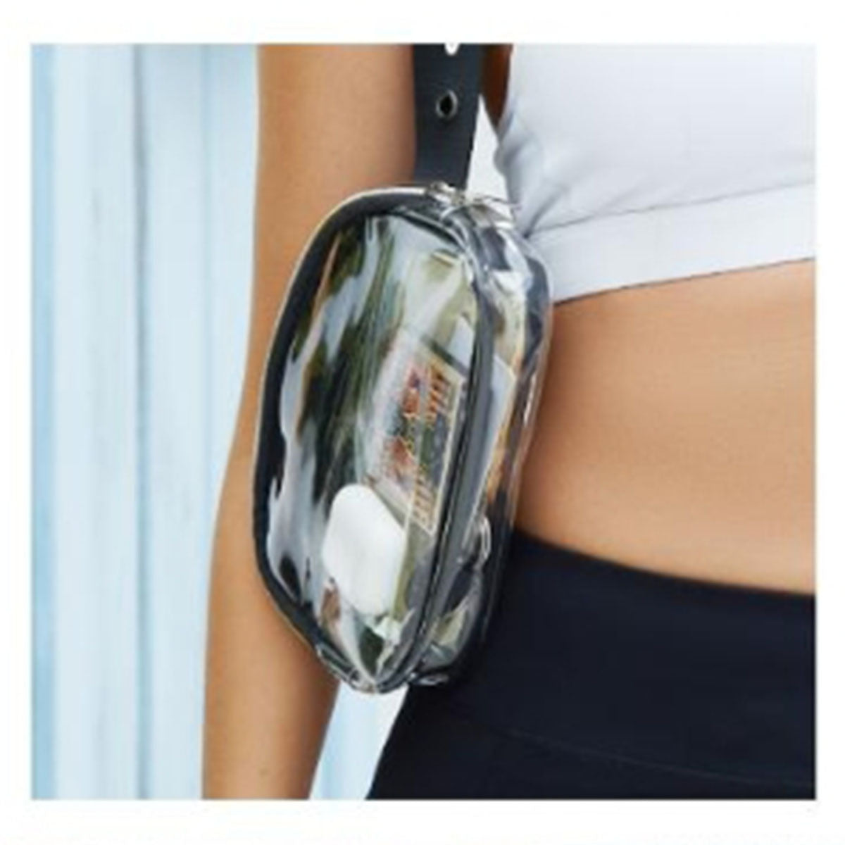 Clear Crossbody Bag for Easy Access to Essentials