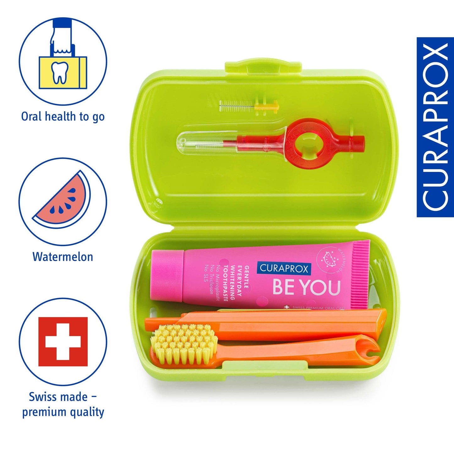 Curaprox Travel Set Green