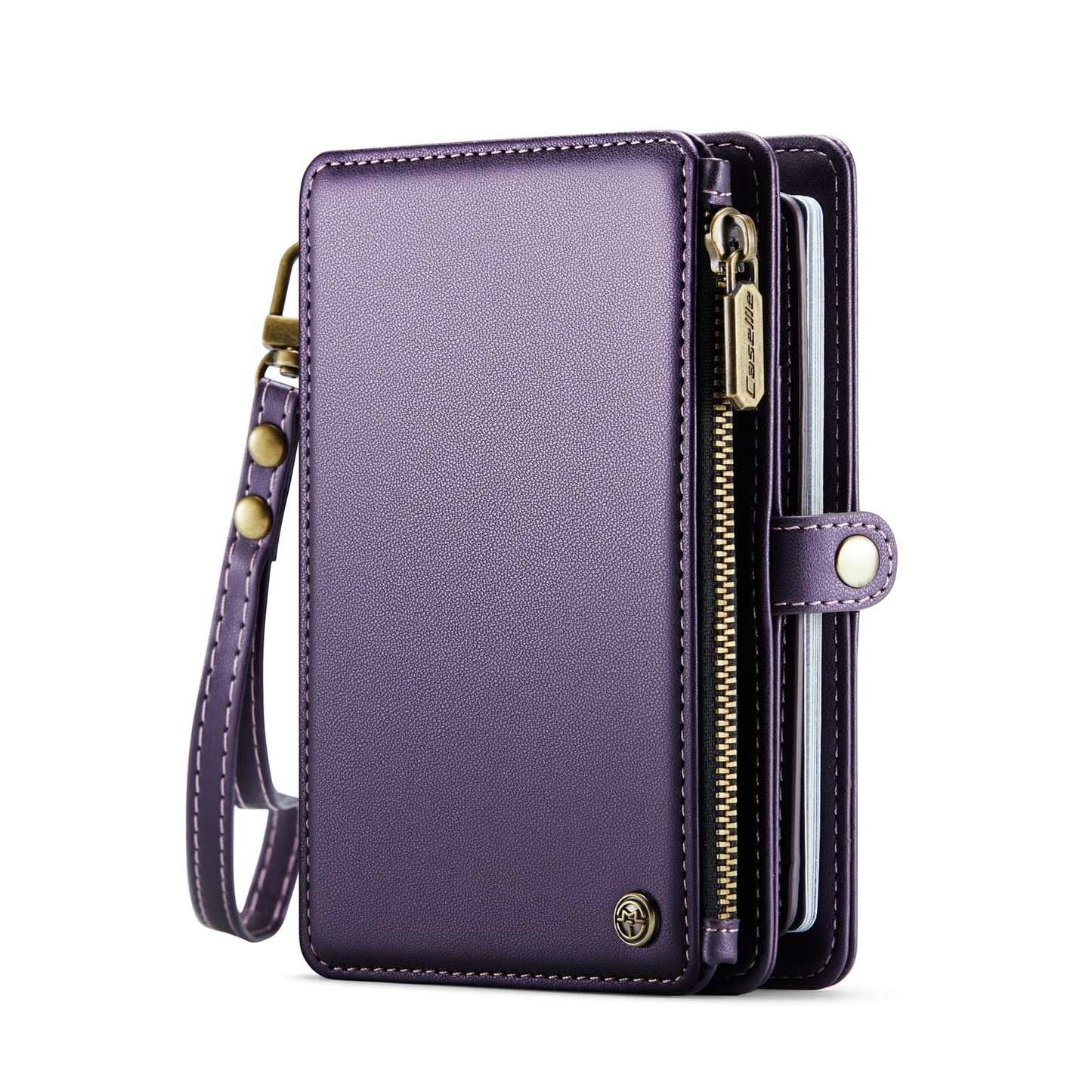 ASAPDOS Passport Holder Wallet Case Wallet for Men Women Purple