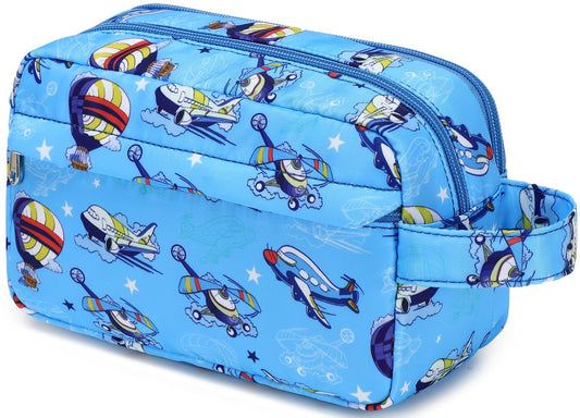 CAMTOP Kids Travel Toiletry Bag Cute Swim Bag for Boys Girls Waterproof for Toiletries Accessories Bathroom Stuff