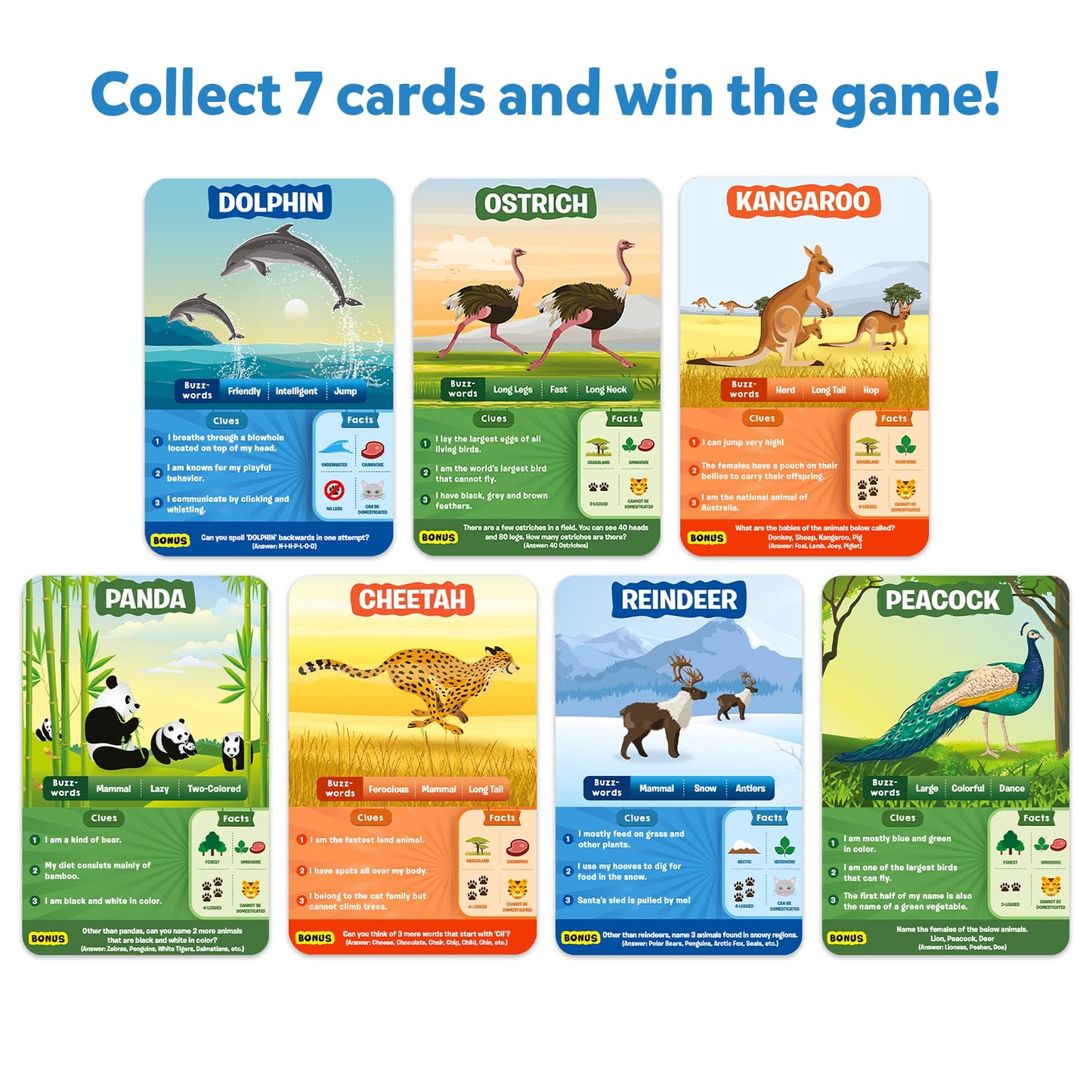 Skillmatics Card Game - Guess in 10 Animal Planet, Perfect for Boys, Girls, Kids, and Families Who Love Toys, Travel Games, Gifts for Ages 6, 7, 8, 9