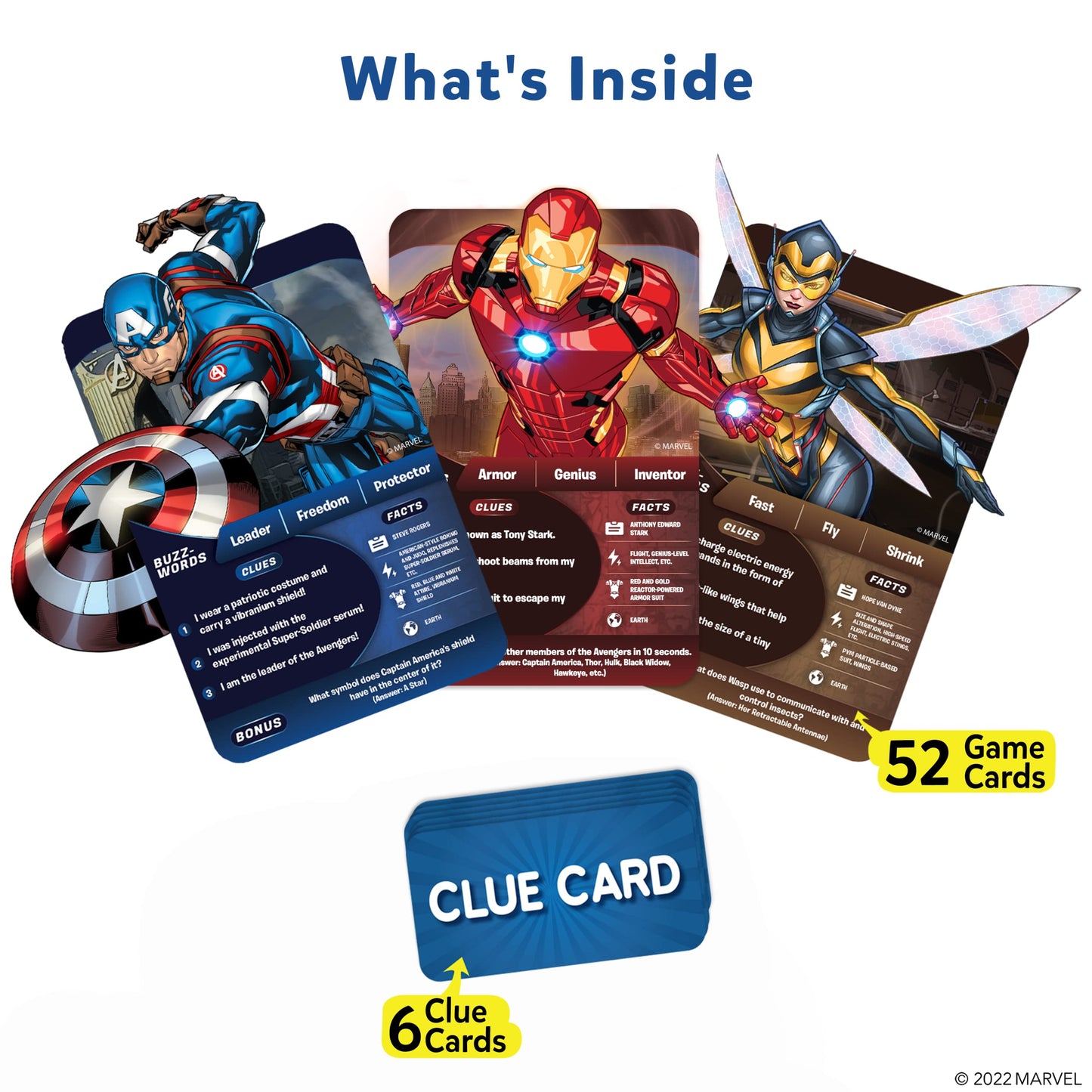 Skillmatics Card Game - Guess in 10 Marvel, Perfect for Boys, Girls, Teens, Adults Who Love Avengers, Spiderman, Iron Man, Travel Game, Gifts for Ages 8, 9, 10 and Up