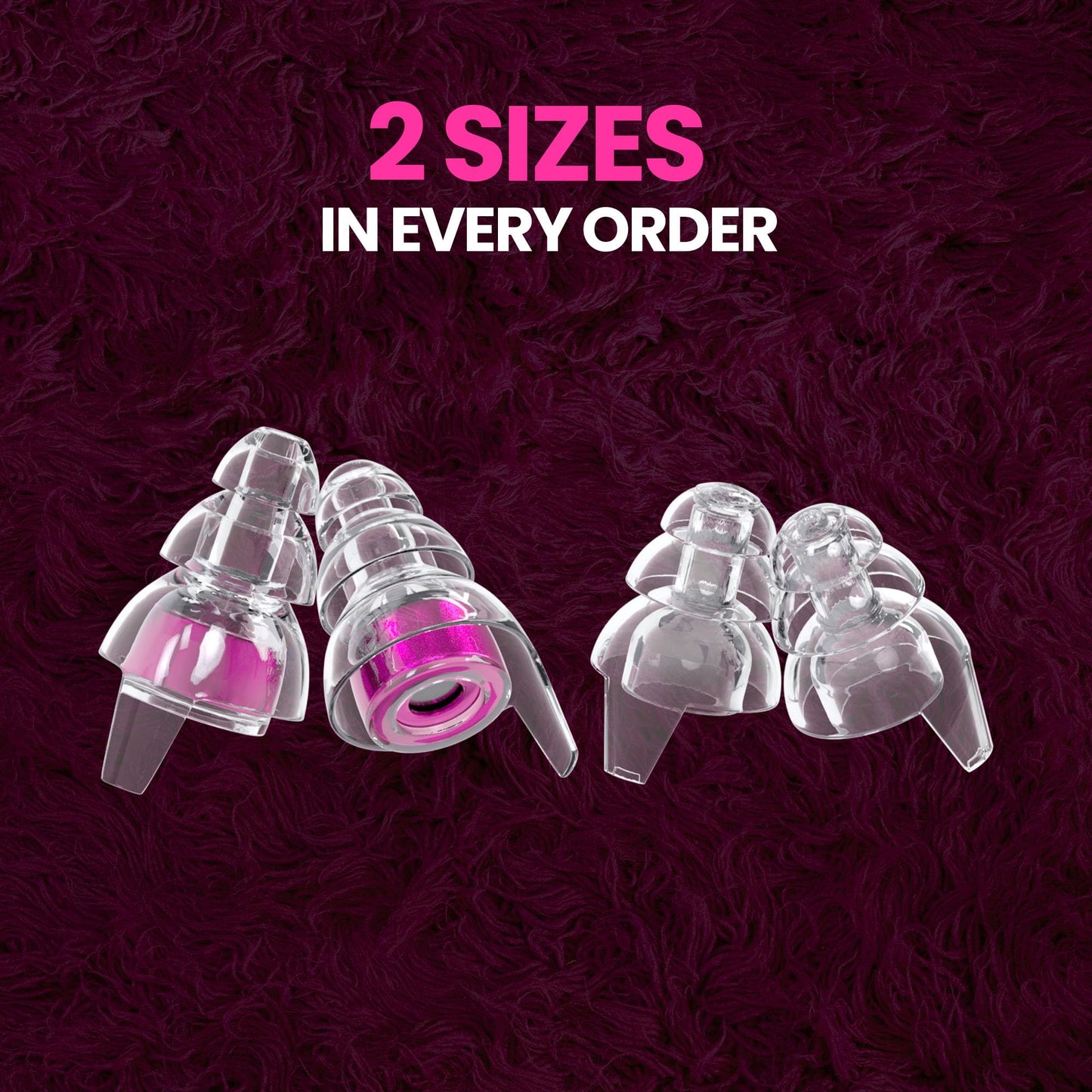 Eargasm High Fidelity Earplugs - When We were Young 2024 Edition - Reusable Noise Reduction Hearing Protection Ear-Plugs with Carrying Case for Festivals, Concerts, Raves, Live Music, Sporting Events