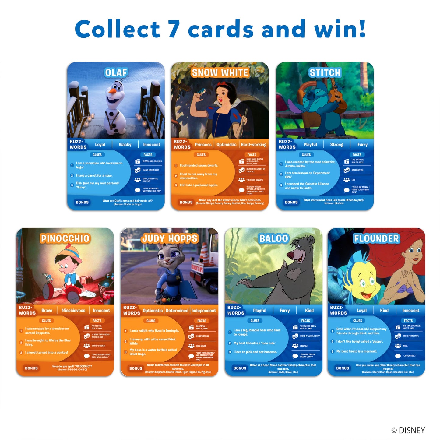 Skillmatics Card Game - Guess in 10 Disney, Perfect for Girls, Boys, Kids, Teens, Adults Who Love Board Games, Cinderella, Mickey Mouse, Moana, Gifts for Ages 6, 7, 8, 9 and Up