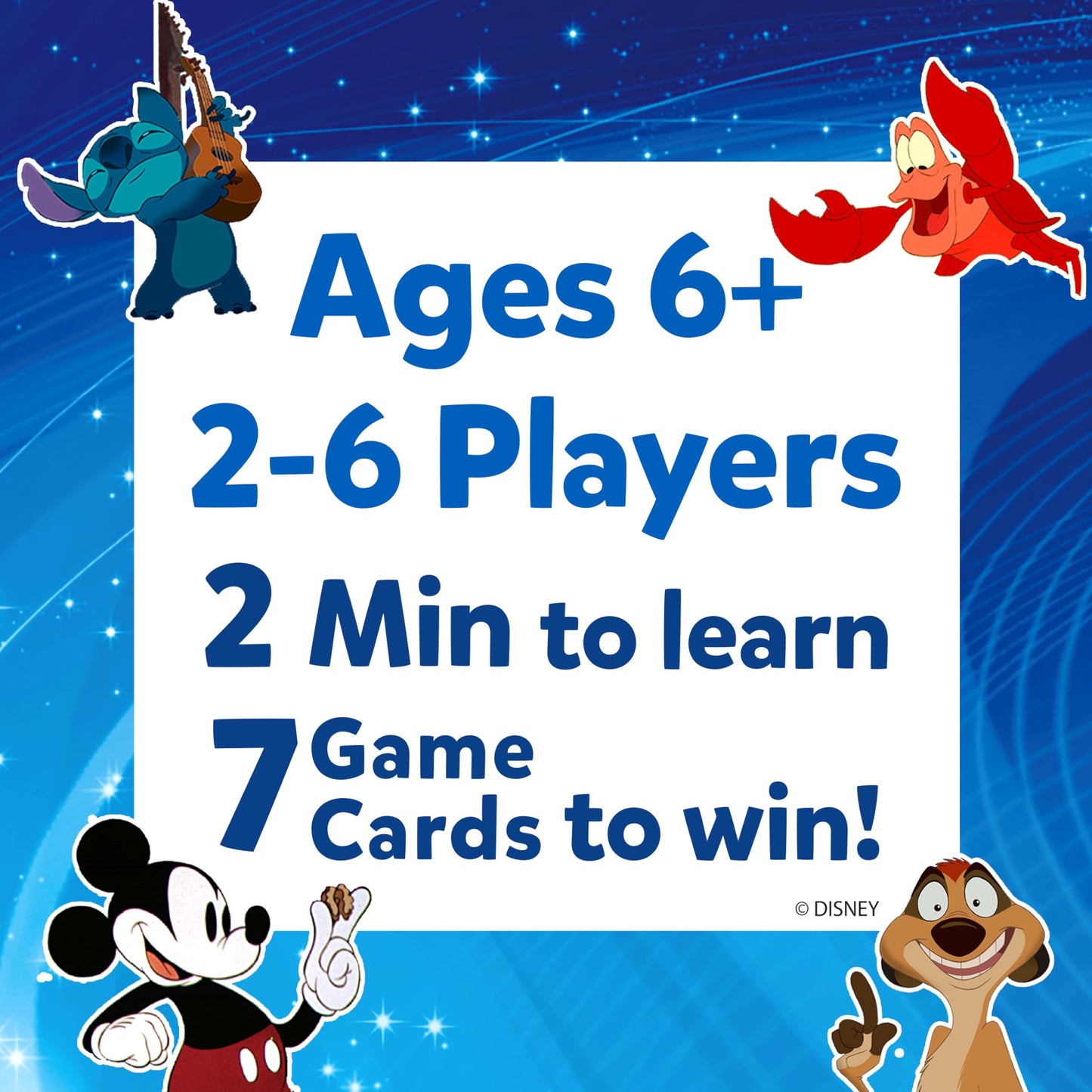 Skillmatics Card Game - Guess in 10 Disney, Perfect for Girls, Boys, Kids, Teens, Adults Who Love Board Games, Cinderella, Mickey Mouse, Moana, Gifts for Ages 6, 7, 8, 9 and Up