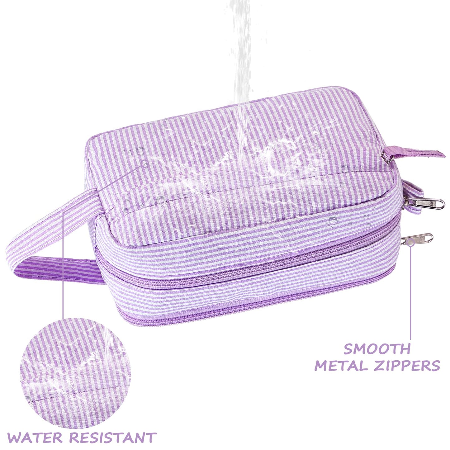 CAMTOP Travel Toiletry Bag for Kids Cute Toiletry Bags for Girls Boys Waterproof for Toiletries Accessories Bathroom Stuff