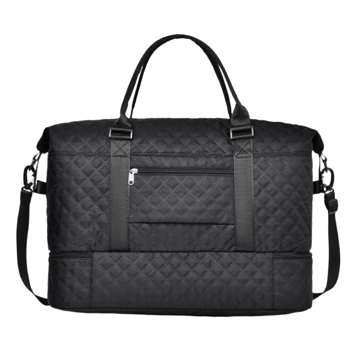 Diamond Grid Oxford Cloth Oversize Travel Bag (Shown in Jam)