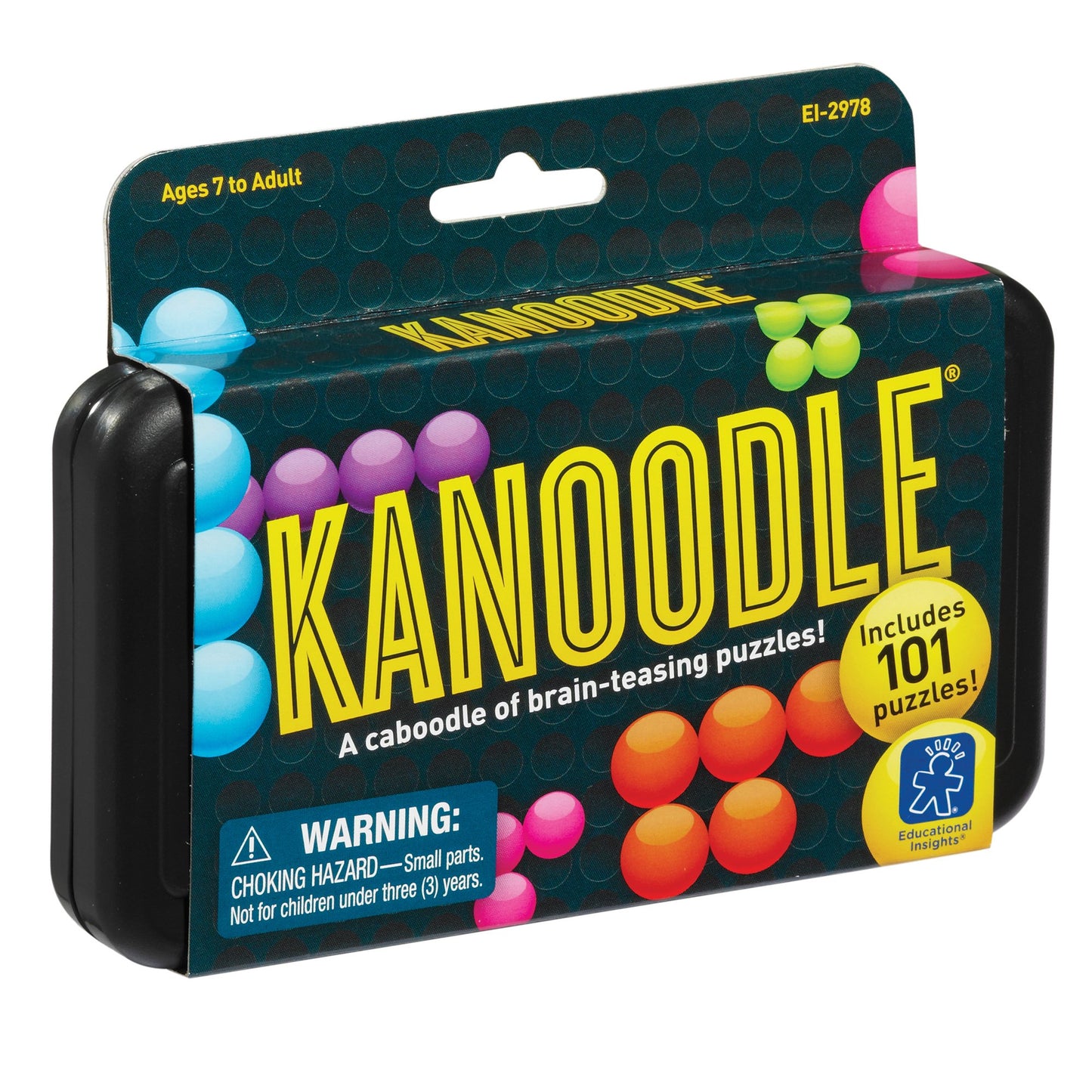 Educational Insights Kanoodle 3D Brain Teaser Puzzle for Ages 7+ Brain Games for Kids and Adults, Travel Games