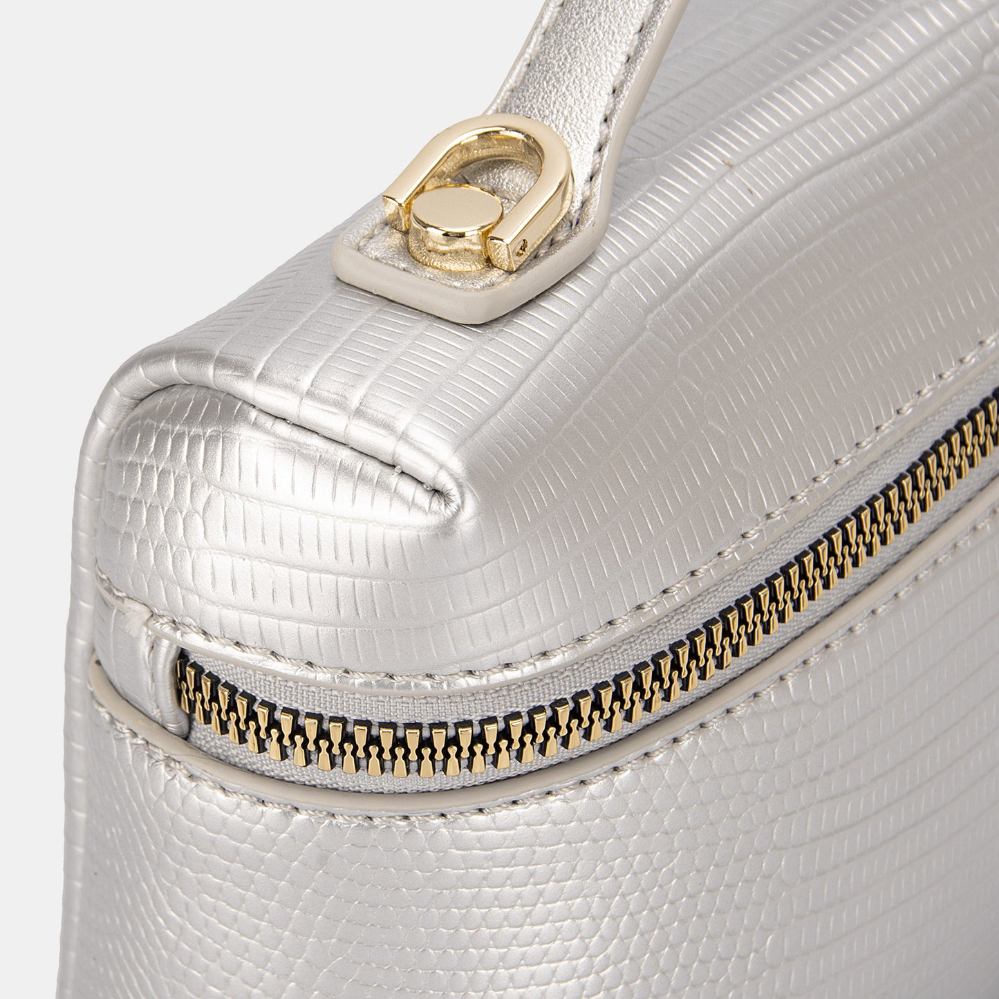 David Jones Shiny Textured Handbag