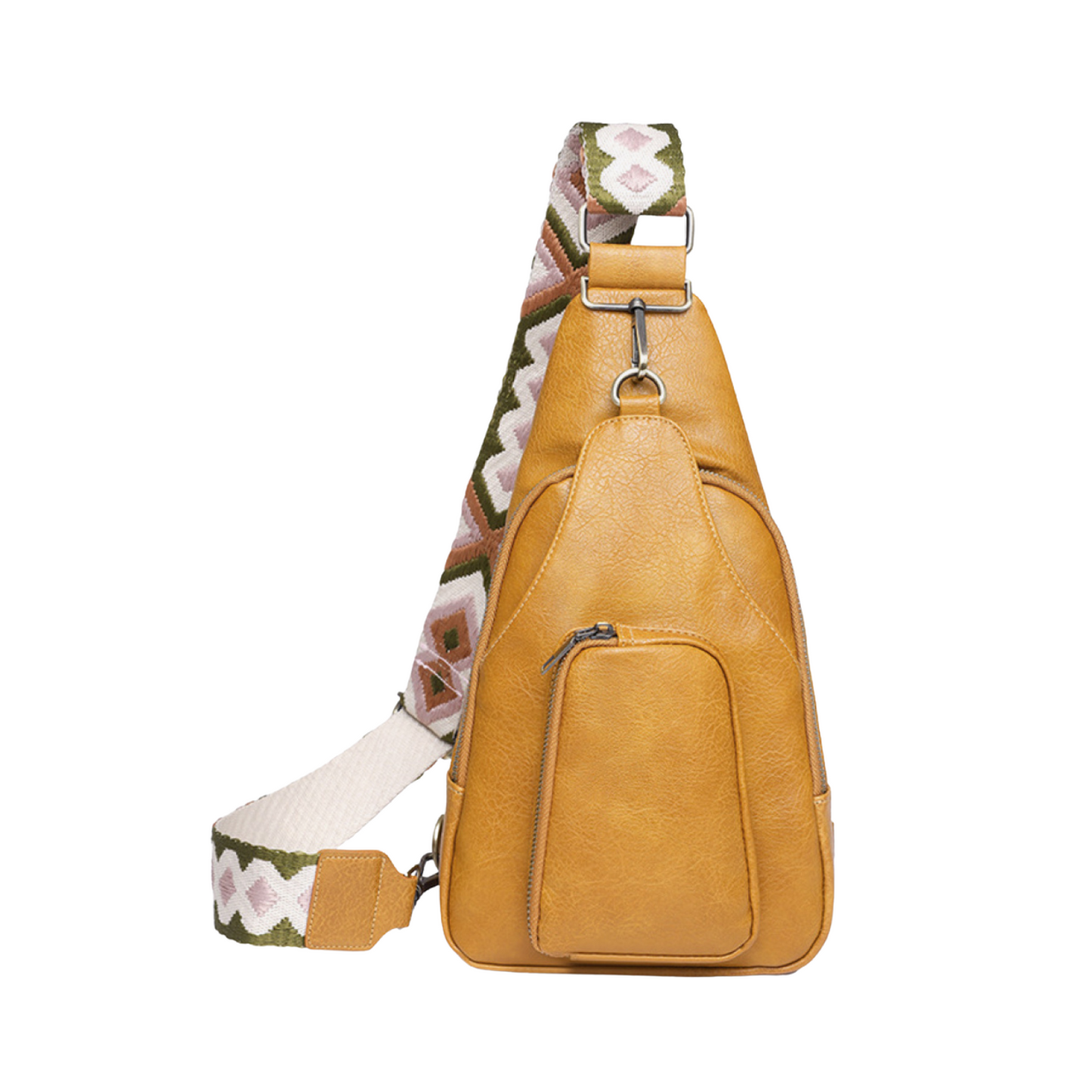 Adored Take A Trip PU Leather Sling Bag