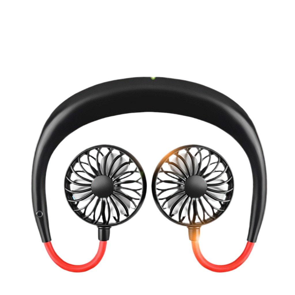 Rechargeable Portable Lazy Neck Fan for Travelers, Beachgoers and the Elderly