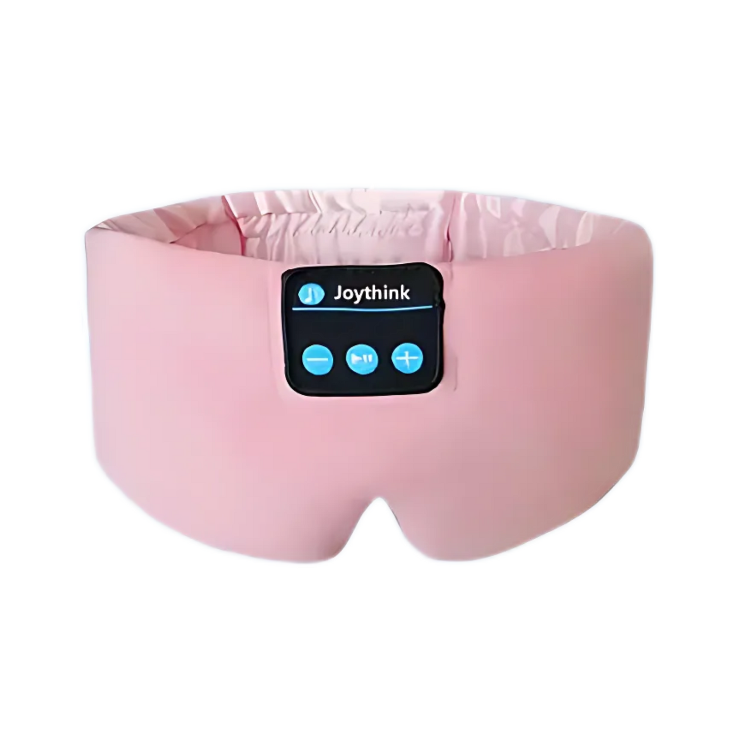 Joythink High-Tech Satin Wraparound Sleep Mask with Built-In Bluetooth Headphones (Pink)