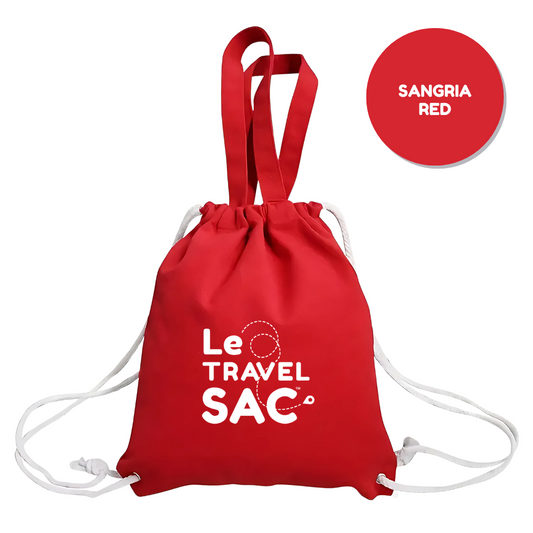 Le Travel Sac in Sangria Red