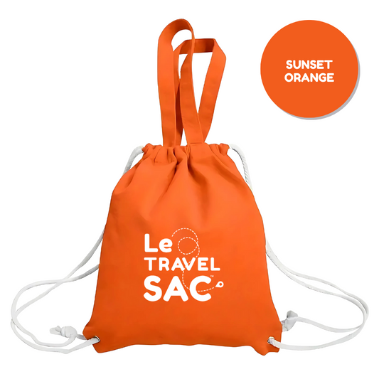 Le Travel Sac in Sunset Orange