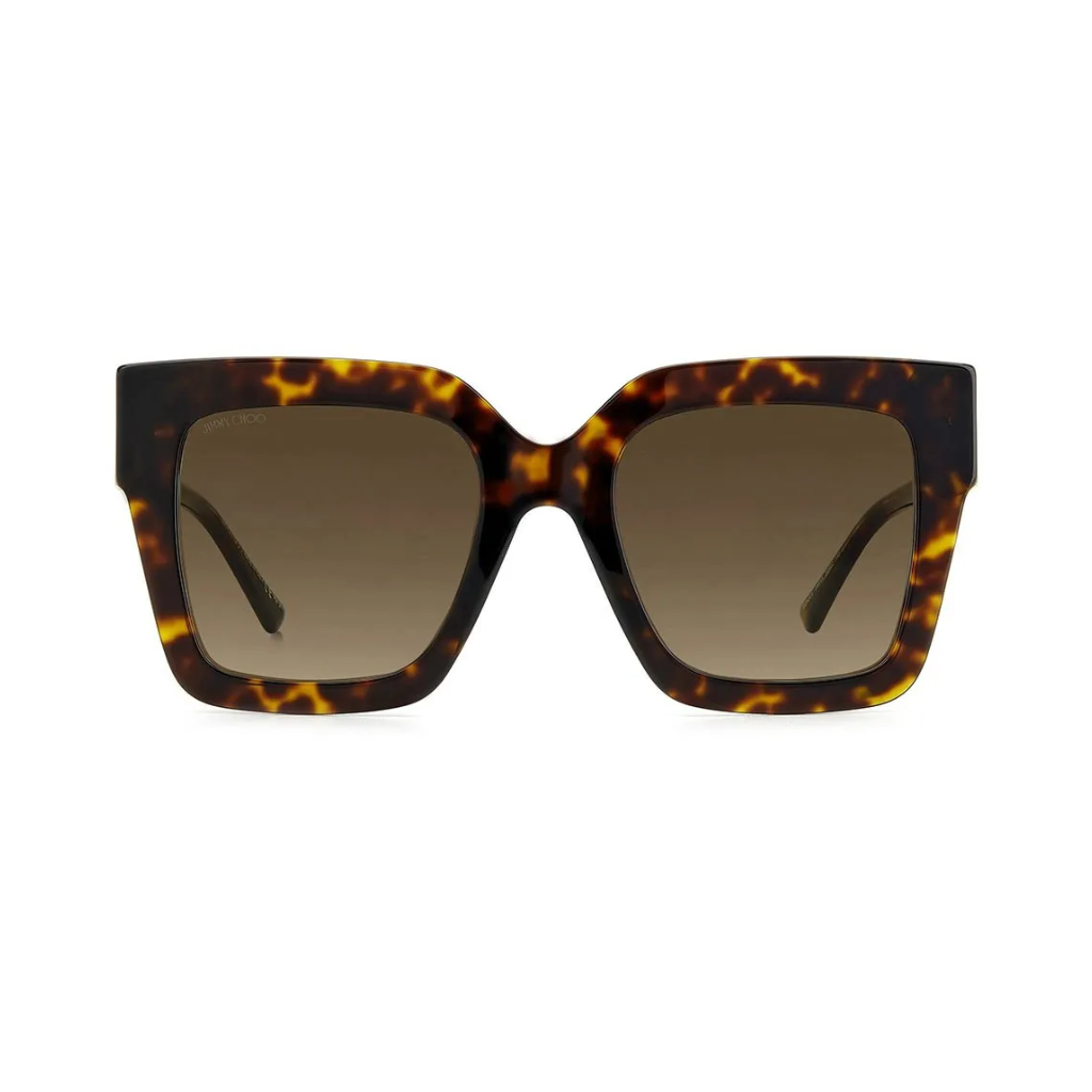 Jimmy Choo Golden-Brown Tortoiseshell Sunglasses