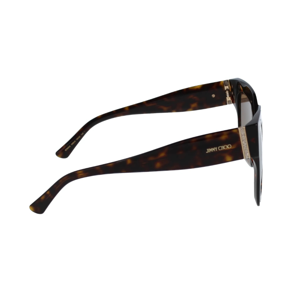 Jimmy Choo Golden-Brown Tortoiseshell Sunglasses