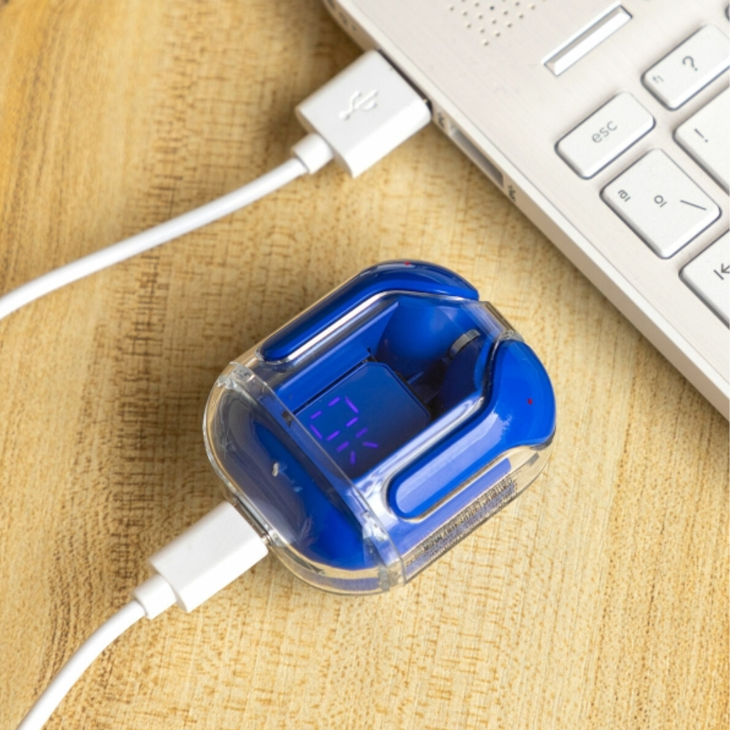 Wireless Earpods with Attachable Charging Case