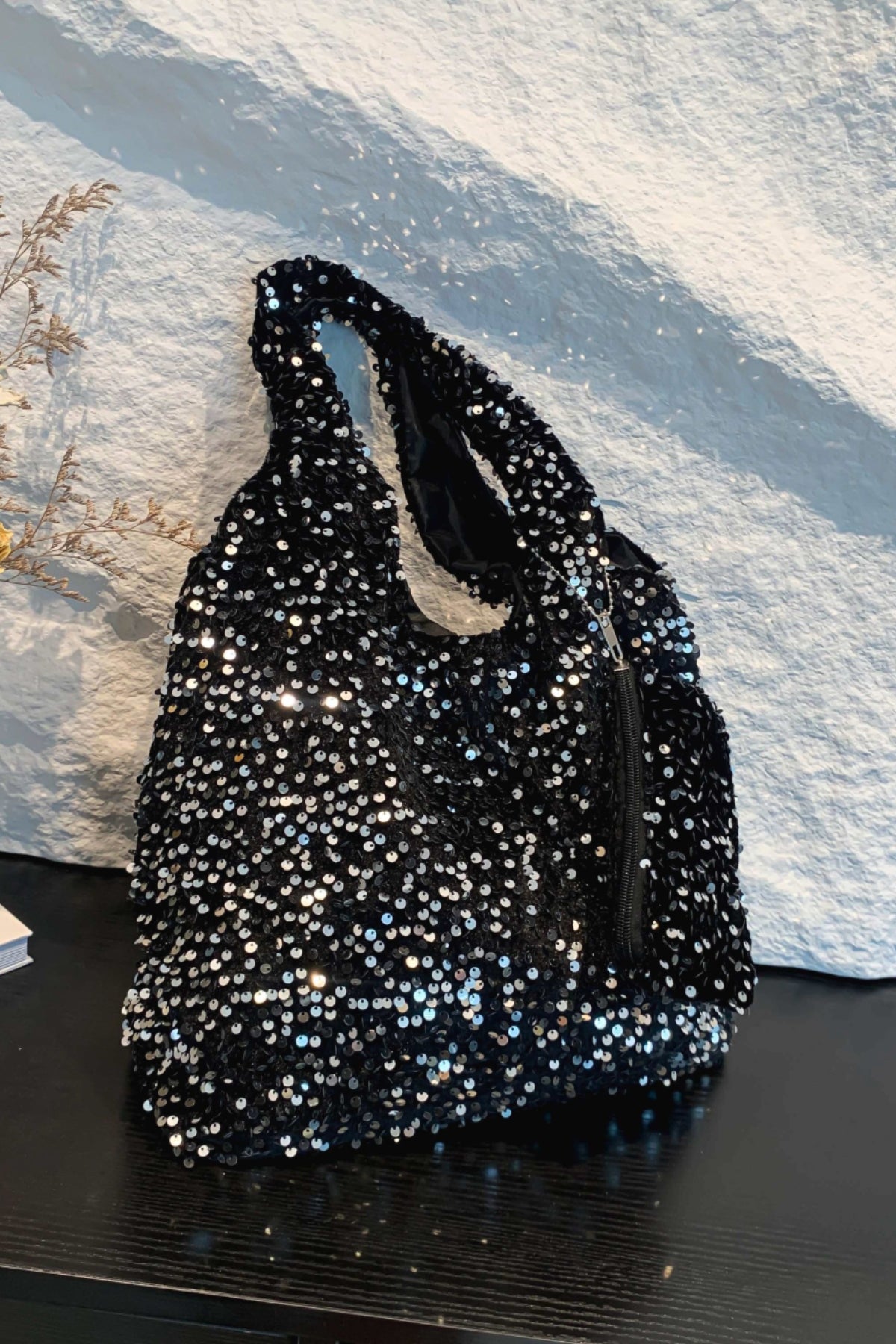 Shimmer Sequin Handbag