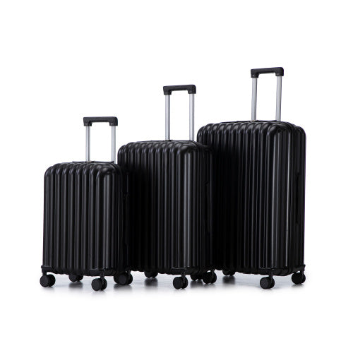 20  24  28  3 Pcs  Set In ABS Spinner Wheel Luggage, Carry On Suitcase, With Cup Holder & USB Port  Phone Holder
