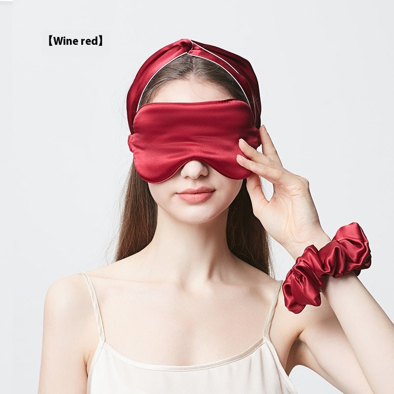 22 M Thick Glossy Silk Eye Mask Eye Protection Shading