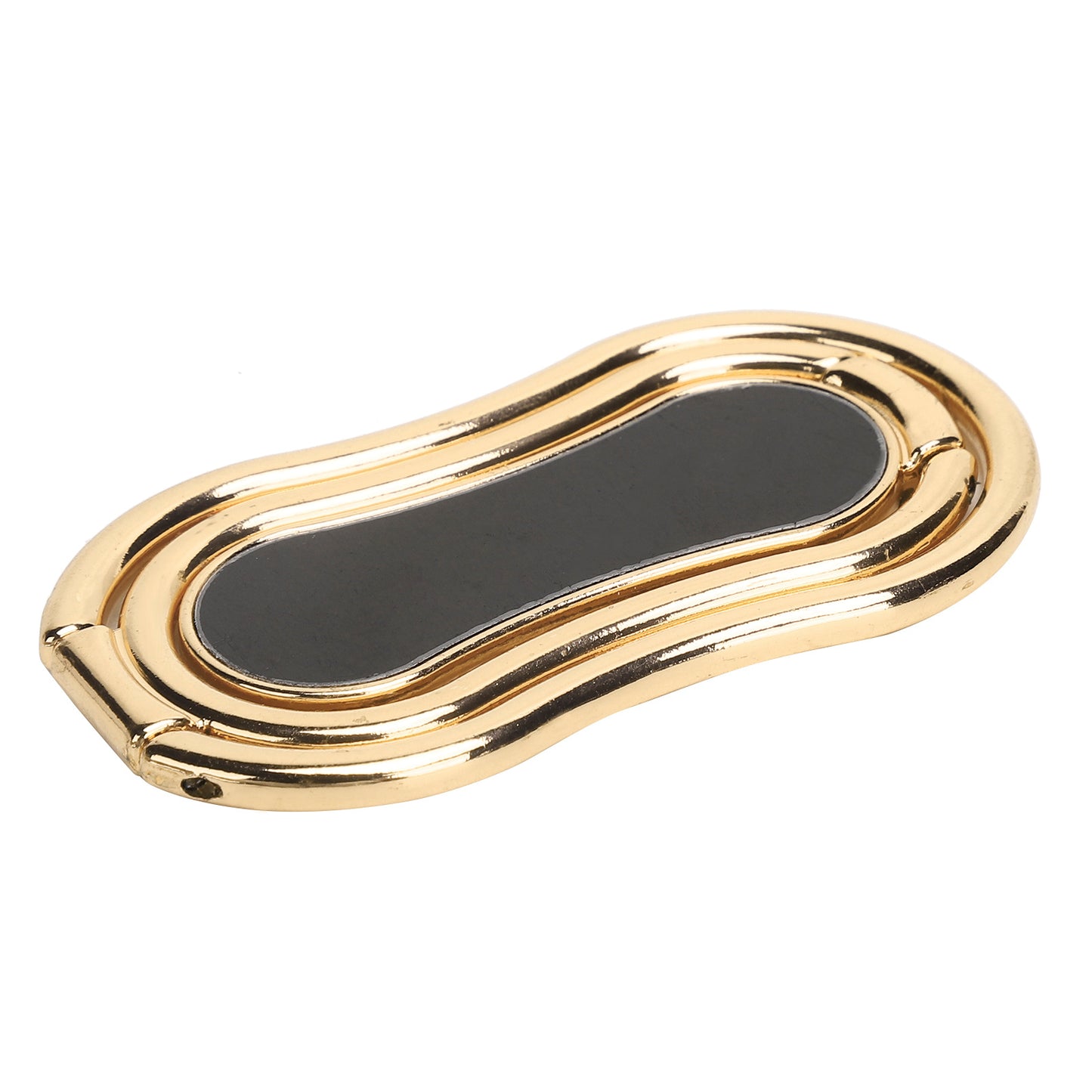 Foldable 360-Degree Gold-Toned Rotating Phone Ring Holder and Stand