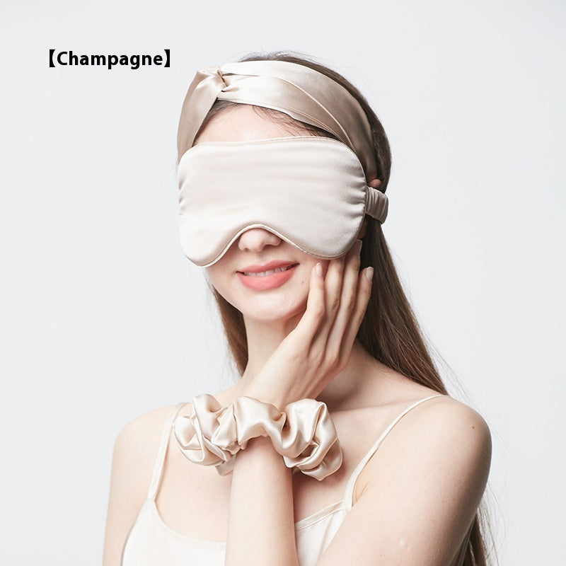 22 M Thick Glossy Silk Eye Mask Eye Protection Shading