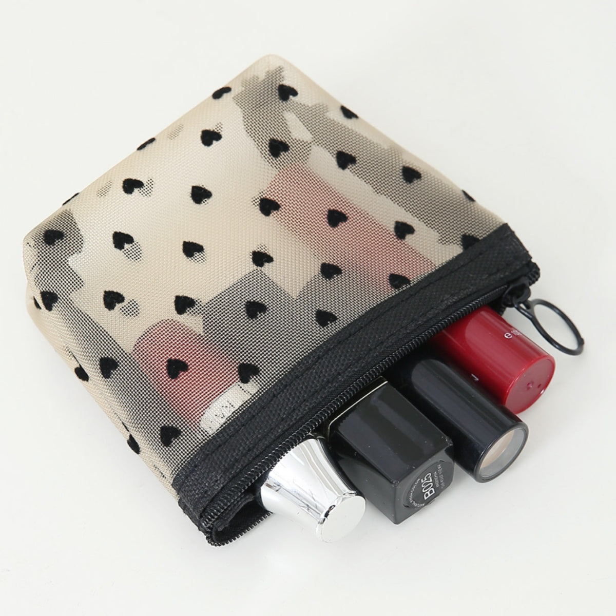 4-Piece Heart-Themed Travel or Storage Bag