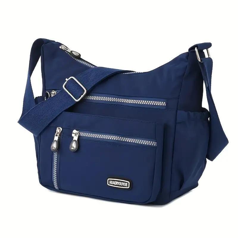 Fashion Casual Nylon Cloth Messenger Bag For Women Shoulder Bags Multi Layer Female Crossbody Bags Waterproof Mother Bag Purse