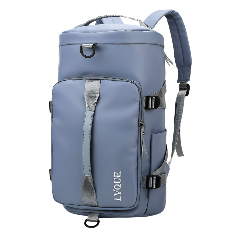 Oversized Waterproof Two-Tone or Solid Color Large Backpack with Top Handle - Space for Shoes and Other Essentials