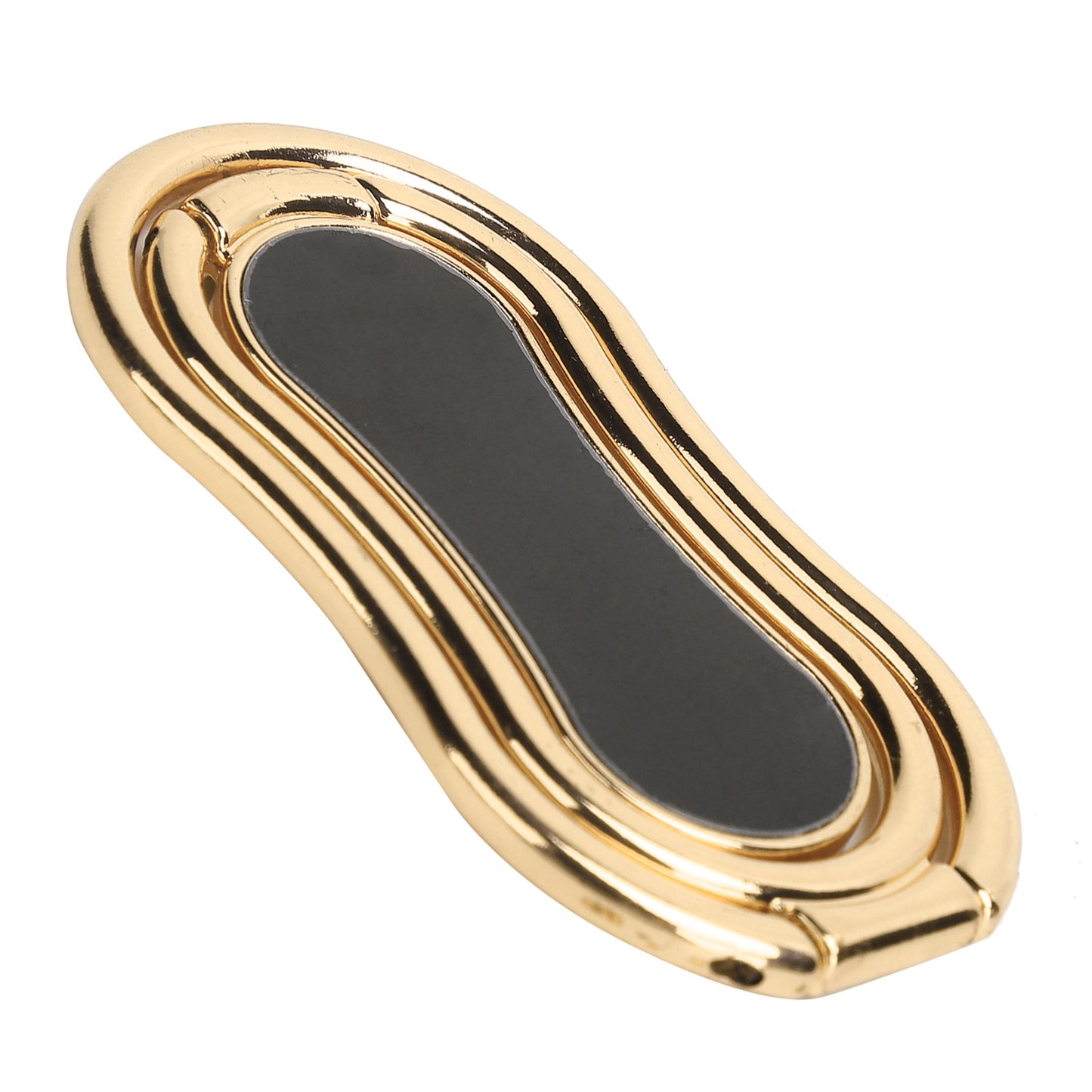 Foldable 360-Degree Gold-Toned Rotating Phone Ring Holder and Stand