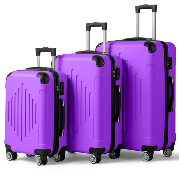 Comes With A Three In One Suitcase With 2 Diamond Shaped Stripes And Corners