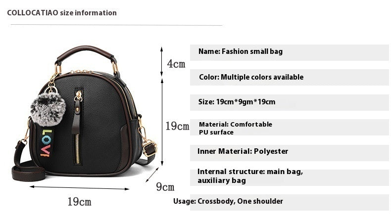 Fashion Women's Small Large Capacity Portable Shoulder Bag