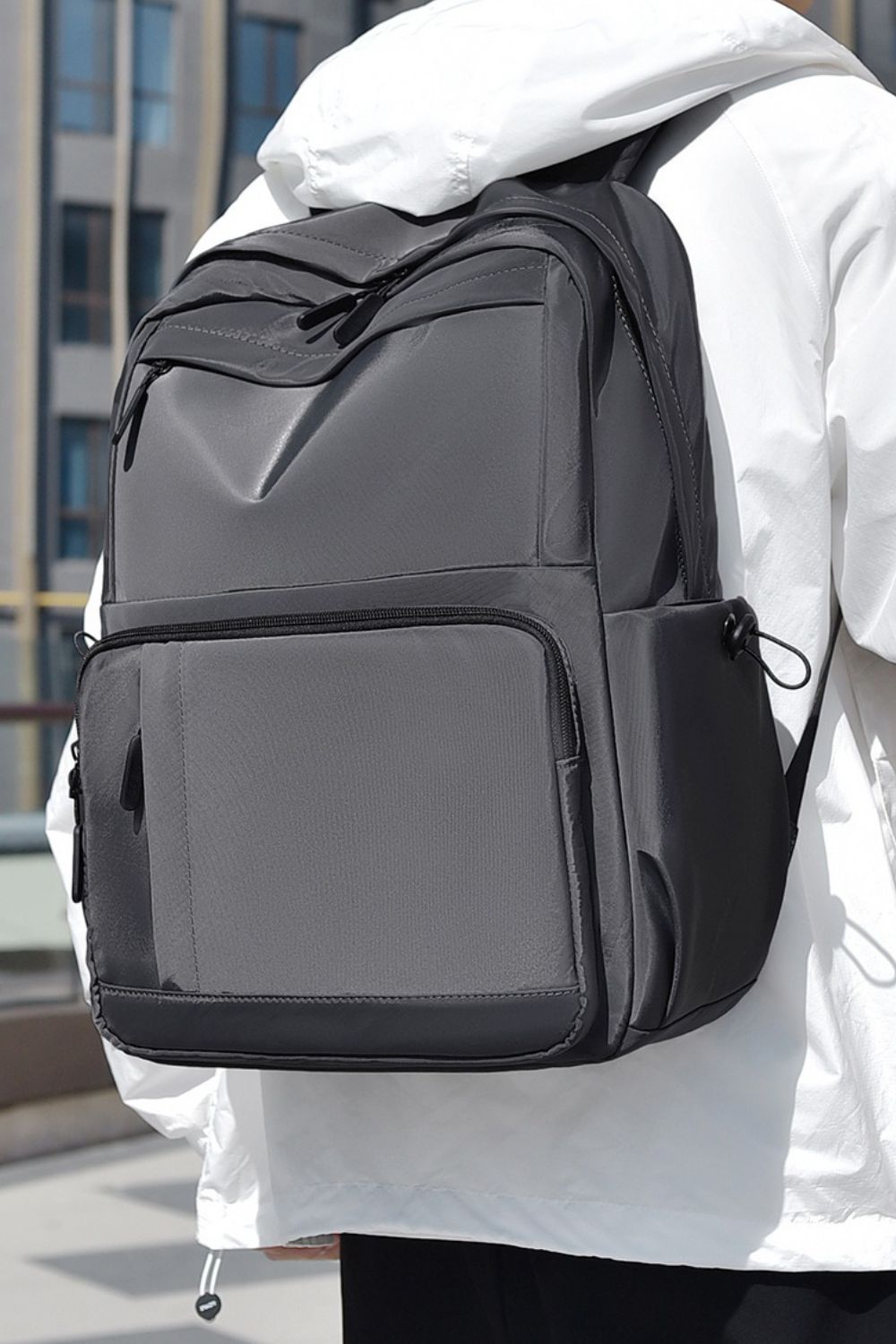 Classic Multi-Pocket Backpack in Black, Navy or Grey