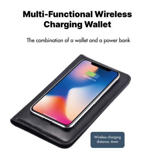 Smart Charging Travel Wallet with Built-In Power Bank