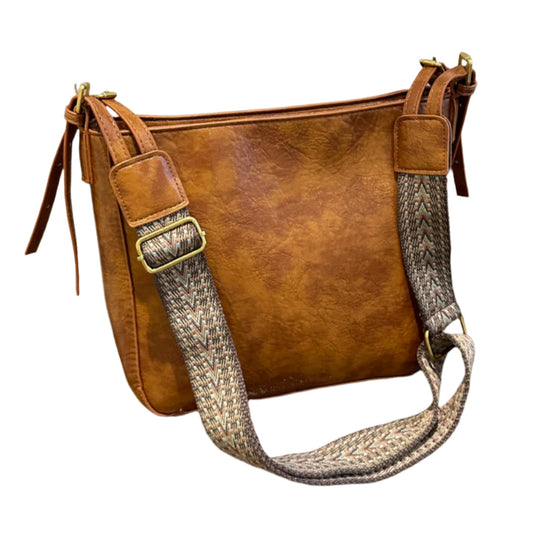 Crossbody Bag with Adjustable Fabric Strap